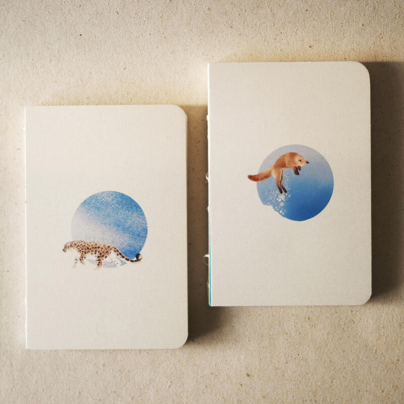 Earthbound sustainable journal with 128 unruled pages, recycled Italian Sona paper, exposed spine notebooks. Perfect for personal use or gifting. Bangalore, India. Himalayan series.