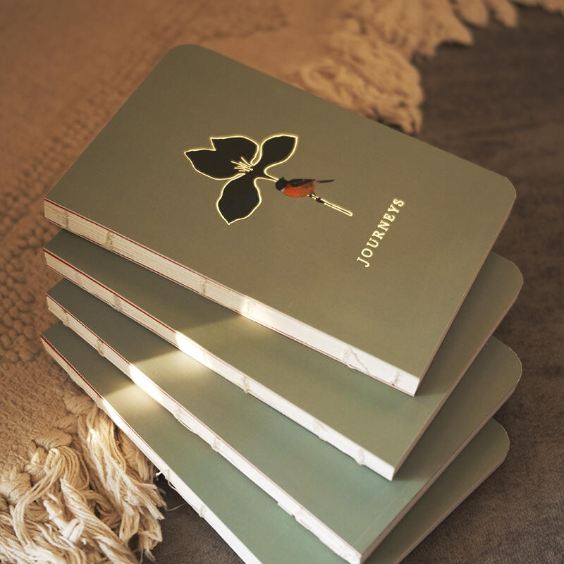 Earthbound sustainable journal with 128 unruled pages, recycled Italian Sona paper, exposed spine notebooks. Perfect for personal use or gifting. Bangalore, India. Wildlife series.
